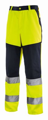 teXXor Warnschutz-Bundhose Rochester Leuchtgelb/Navy