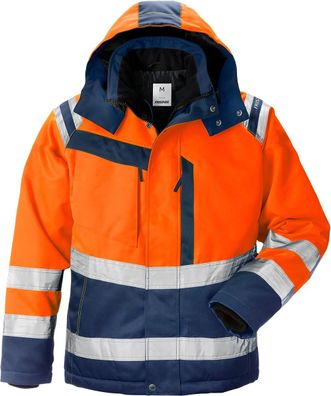 Fristads High Vis Winterjacke Damen 4143 PP Warnschutz-Orange/Marine