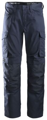 Snickers Service Arbeitshose m. KneeGuard®, EN 14404 Navy