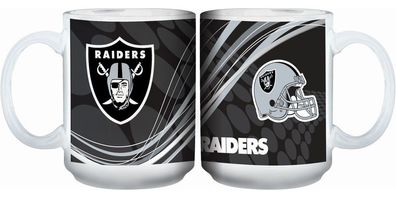 Las Vegas Raiders Dynamic 2 Mug American Football NFL Schwarz/Weiß-445ml