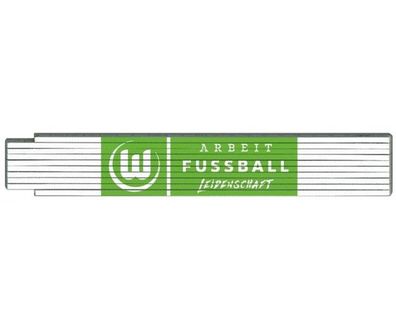 VfL Wolfsburg Zollstock A-F-L Fussball Grün