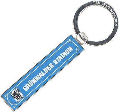 TSV 1860 München Schlüsselanhänger Schild Fußball Blau