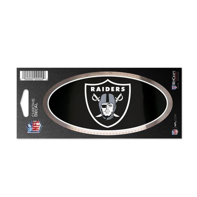 Las Vegas Raiders Aufkleber American Football Chrome