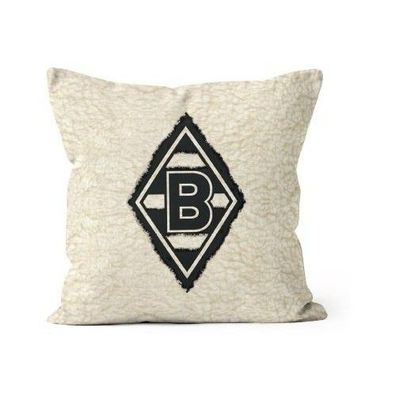 Borussia Mönchengladbach Kissen Schaf Fussball Schwarz-45x45cm