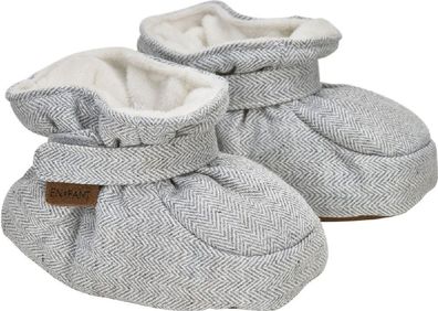 En Fant Kinder Baby Schuhe Baby Hausschuh 250004-Grey Melange