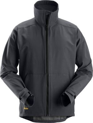 Snickers Workwear AllroundWork winddichte Softshell Arbeitsjacke Stahlgrau