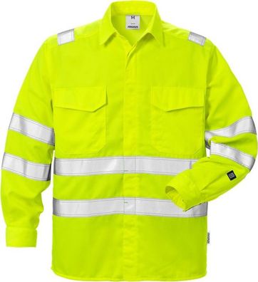 Fristads Warnschutz-Hemd High Vis Shirt Kl. 3 7049 SPD Warnschutz-Gelb