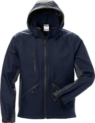 Fristads Acode Softshell-Jacke 1414 SHI Marine/Dunkelgrau