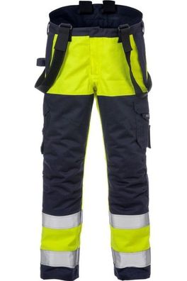 Fristads Flame High Vis Winterhose Kl. 2 2588 FLAM Warnschutz-Gelb/Marine