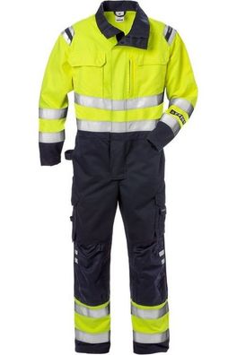 Fristads Flamestat High Vis Overall Kl. 3 8175 ATHS Warnschutz-Gelb/Marine