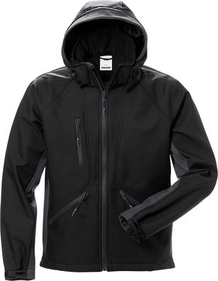 Fristads Acode Softshell-Jacke 1414 SHI Schwarz/Grau