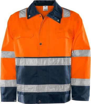 Fristads Warnschutz-Jacke High Vis Jacke Kl. 3 4794 TH Warnschutz-Orange/Marine