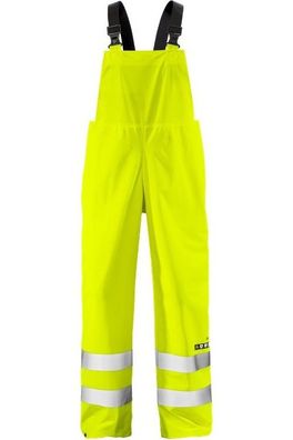 Fristads Warnschutz-Hose Flame High Vis Regenhose Kl. 2 2047 RSHF Warnschutz-Gelb