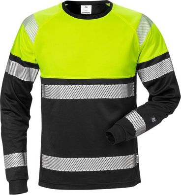 Fristads Warnschutz T-Shirt High Vis T-Shirt Langarm Kl. 1 7519 THV Warnschutz-Gel