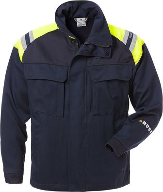 Fristads Flamestat Jacke 4965 MFA Marine/Warnschutz-Gelb