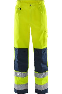 Fristads Warnschutz-Hose High Vis Hose Kl. 2 2001 TH Warnschutz-Gelb/Marine