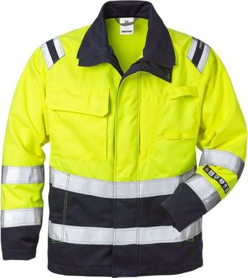 Fristads Flamestat High Vis Jacke Kl. 3 4175 ATHS Warnschutz-Gelb/Marine