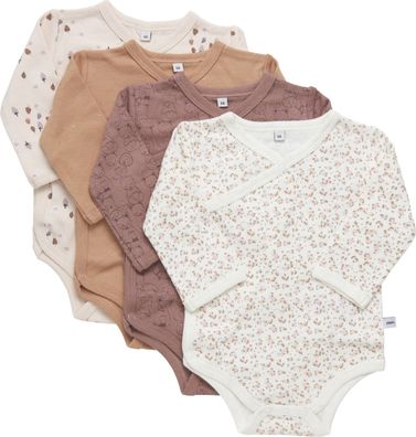 Pippi Babywear Kinder Body Wrap AO-Printed (4er Pack) Burlwood