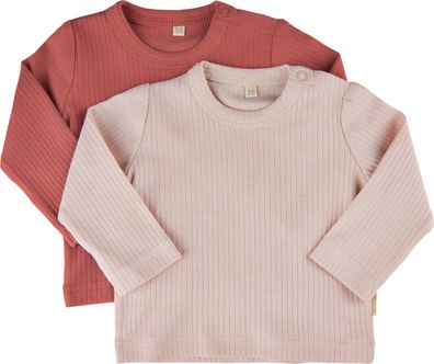 Minymo Kinder Longsleeve (2er Pack) Canyon Rose