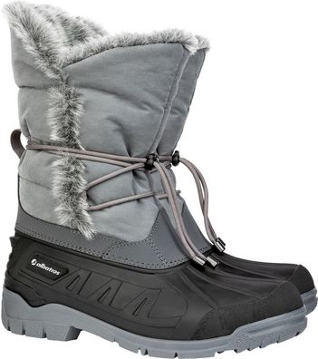 Albatros Damen Scotia Gefütterter Damen-Winterstiefel Grau