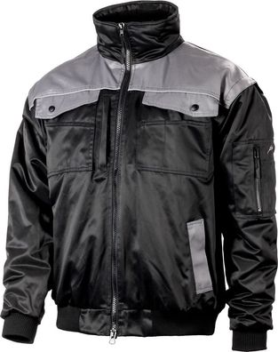 Albatros Jacke Allrounder Pilotenjacke 4 in 1 Schwarz/Grau