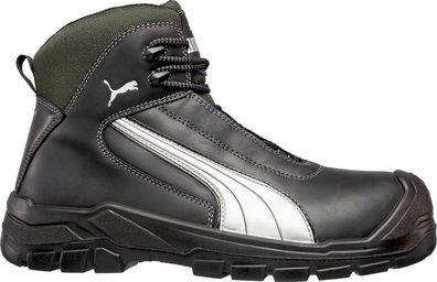 Puma Safety Sicherheitsschuh Cascades Mid S3 Ci Hi HRO SRC Schwarz/Grau