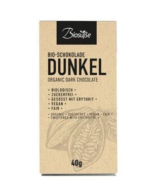 Biosüße Biosüße Bio-Schokolade Dunkel (zartbitter) Tafel 40g 40g