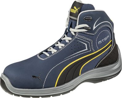 Puma Safety Sicherheitsschuh Touring Blue Mid Sb E P Wru Fo SRC Blau