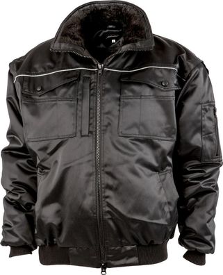 Albatros Jacke Allrounder Pilotenjacke 4 in 1 Schwarz