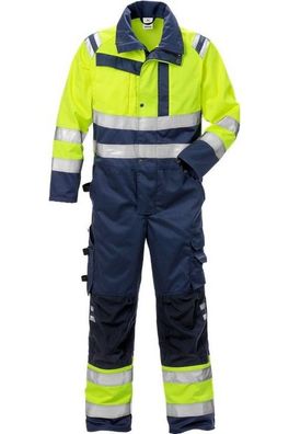 Fristads High Vis Overall Kl. 3 8026 PLU Warnschutz-Gelb/Marine