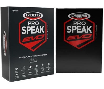 Caberg Kommunikationssystem Pro Speak Evo Schwarz