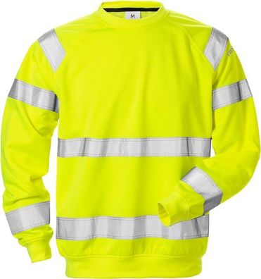 Fristads High Vis Sweatshirt Kl. 3 7446 SHV Warnschutz-Gelb