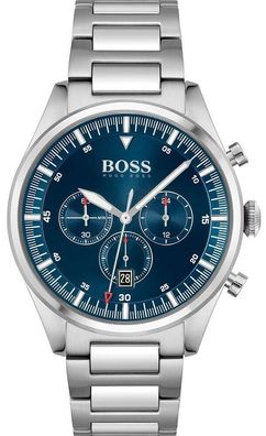 HUGO BOSS Pioneer 1513867 Herrenuhr 44mm NEU Blau Uhr