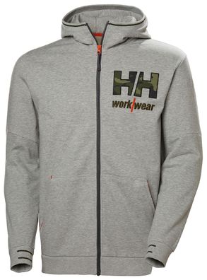 Helly Hansen Hoodie / Sweatshirt 79243 Kensington Zip Hoodie 931 Grey Melange Camo