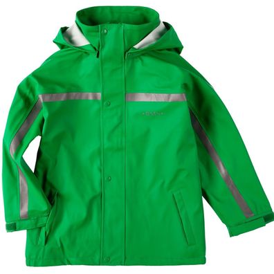 BMS Kinder Regenjacke Softskin Buddeljacke Grün