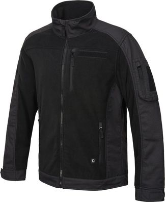 Brandit Men Jacke Fleecejacket Ripstop Black