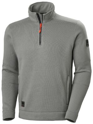 Helly Hansen Jacke Kensington 1/2 Zip Knitted Mid Grey