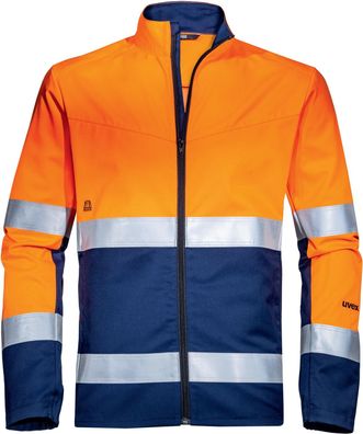 Uvex Arbeitsjacke Construction Orange, Blau, Warnorange (88265)