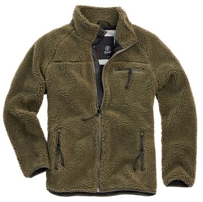 Brandit Jacke Teddyfleece Jacket in Olive