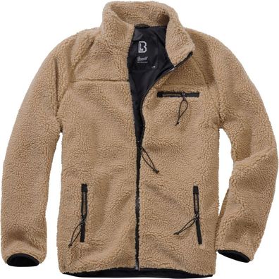 Brandit Jacke Teddyfleece Jacket in Camel