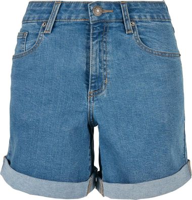 Urban Classics Damen Ladies Organic Stretch Denim 5 Pocket Clearblue Washed