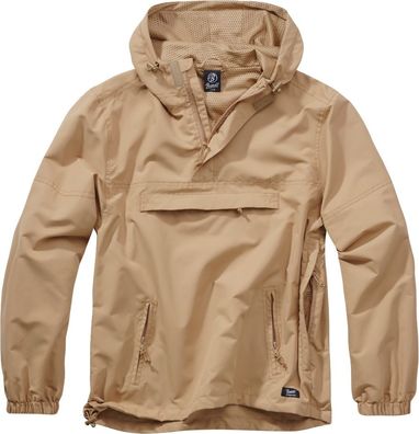 Brandit Jacke Summer Windbreaker in Camel