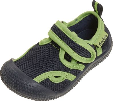 Playshoes Kinder Schuh Aqua-Sandale Marine/Grün