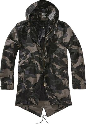 Brandit Herren Jacke M51 US Parka Darkcamo