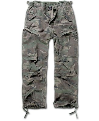 Brandit Hose M65 Vintage Trouser in Woodland