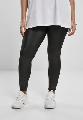 Urban Classics Damen Leggings Ladies Imitation L. Leggings Black