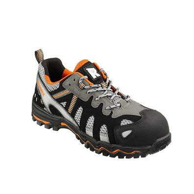 RUNNEX S1-Sicherheitshalbschuh LightStar Schwarz/Grau/Orange