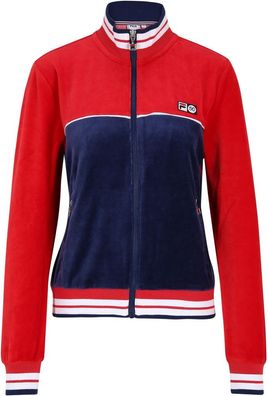 Fila Damen Trainingsjacke Zabiz Track Jacket True Red-Medieval Blue