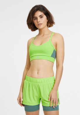 Fila Damen Brustier Roussas Bra Jasmine Green