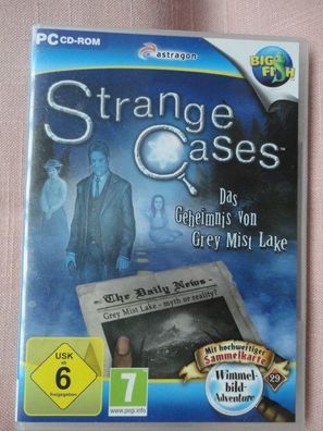 PC CD Rom astragon Big Fish Games Strange Cases Das Geheimnis von Grey Mist Lake